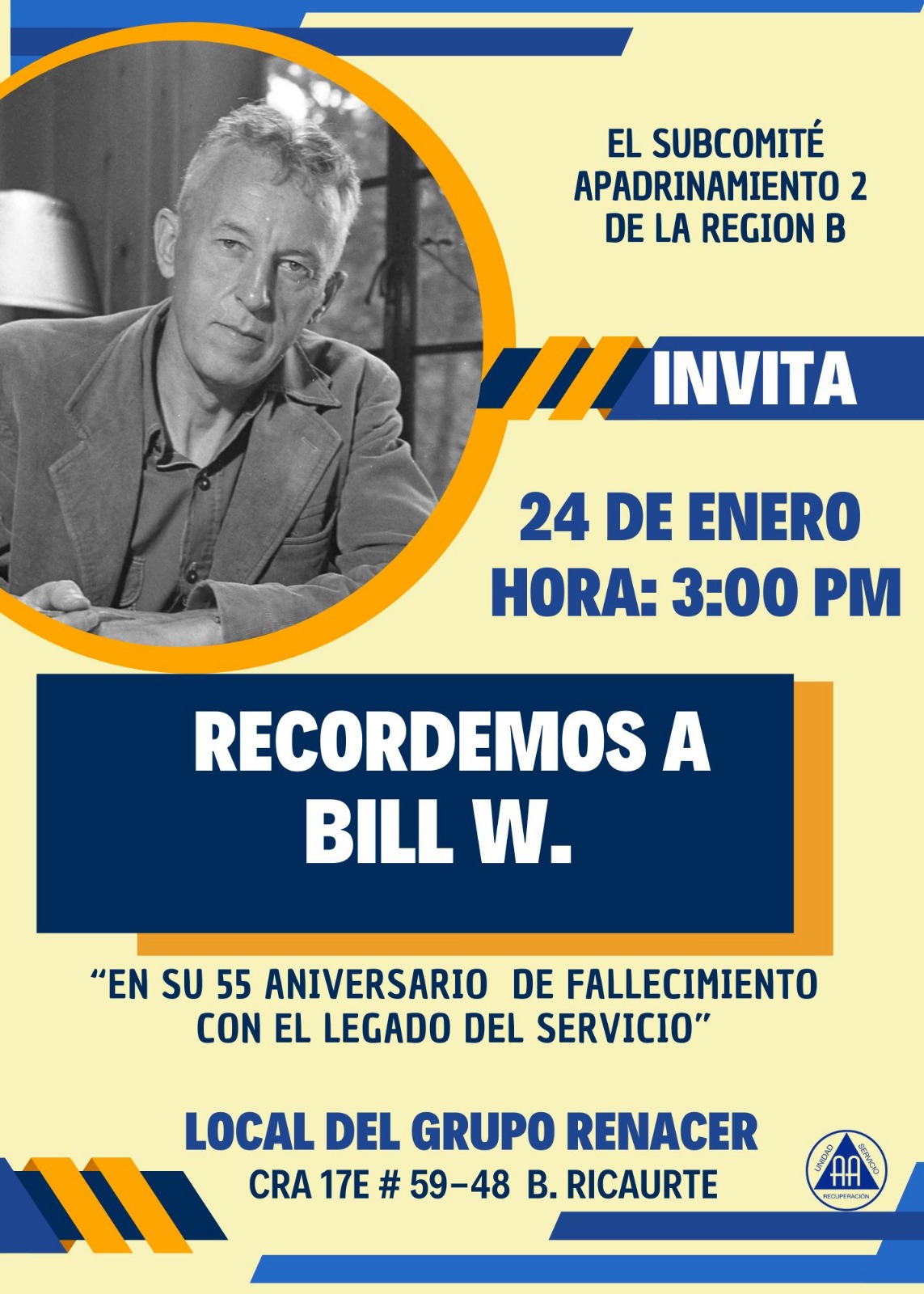 Recordemos a Bill W. – Encuentro Conmemorativo